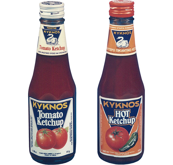 The first ever ketchup product in Greece by KYKNOS.