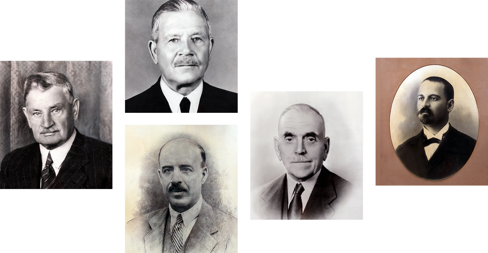 The founders of KYKNOS, the oldest canning industry in Greece.