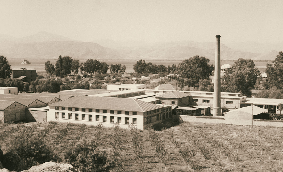 The old factory of the Greek Canning Company KYKNOS in Nafplio.